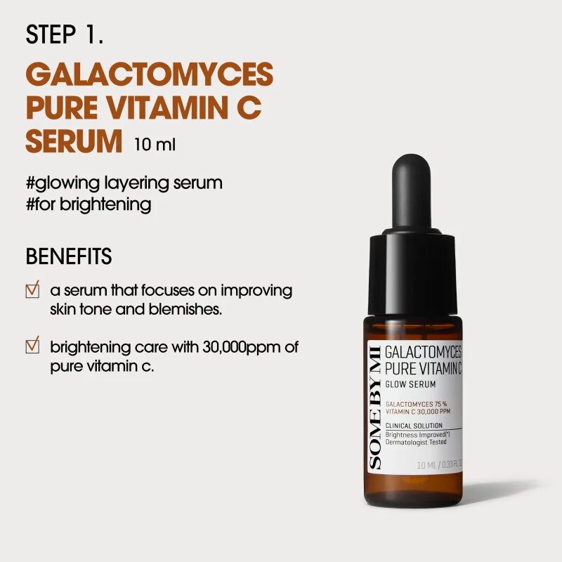 Some By Mi Galactomyces Brightening Trial Kit utazási készlet élénk és hidratált bőr