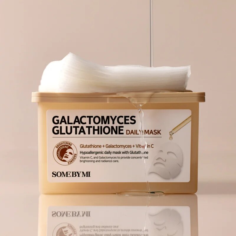 Some By Mi Galactomyces Glutathione Daily Mask Pack fehérítő gézmaszk nagy csomagolás 30 db