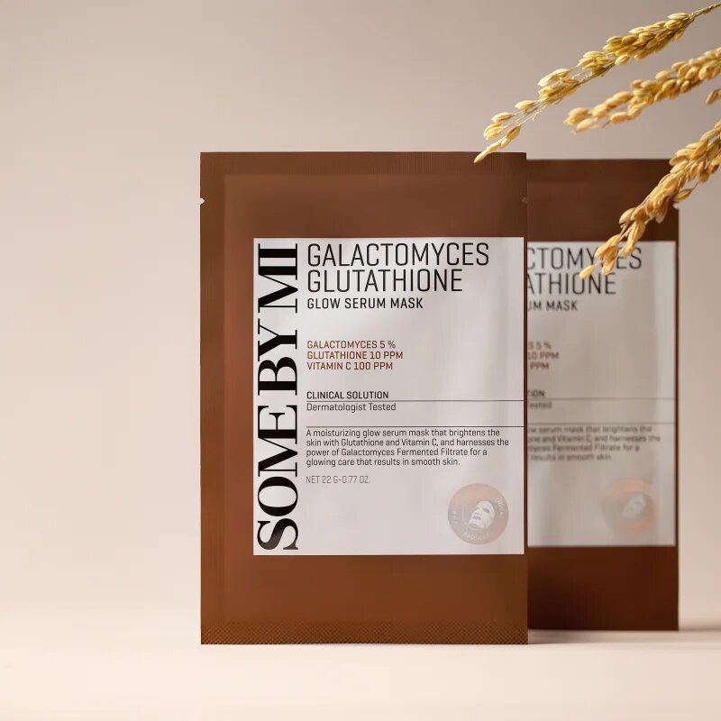 Some By Mi Galactomyces Glutathione Glow Serum Mask fehérítő gézmaszk az érzékeny száraz bőrre 22 g