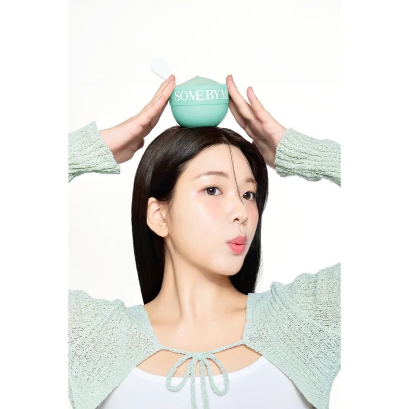 Some By Mi PDRN Spirulina Soothing Sherbet Mask nyugtató arcmaszk hűsítő hatással 10x1 g