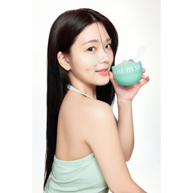 Some By Mi PDRN Spirulina Soothing Sherbet Mask nyugtató arcmaszk hűsítő hatással 10x1 g