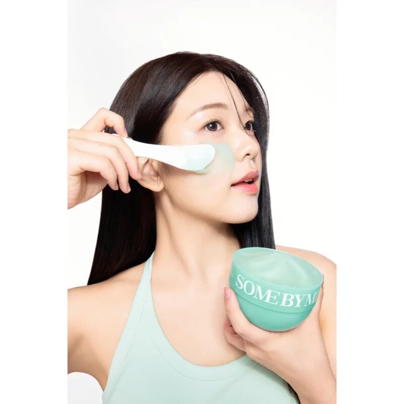 Some By Mi PDRN Spirulina Soothing Sherbet Mask nyugtató arcmaszk hűsítő hatással 10x1 g