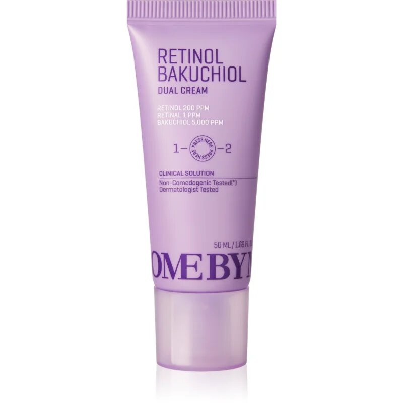 Some By Mi Retinol Bakuchiol Dual Cream intenzív krém a kitágult pórusokra és ráncokra 50 ml