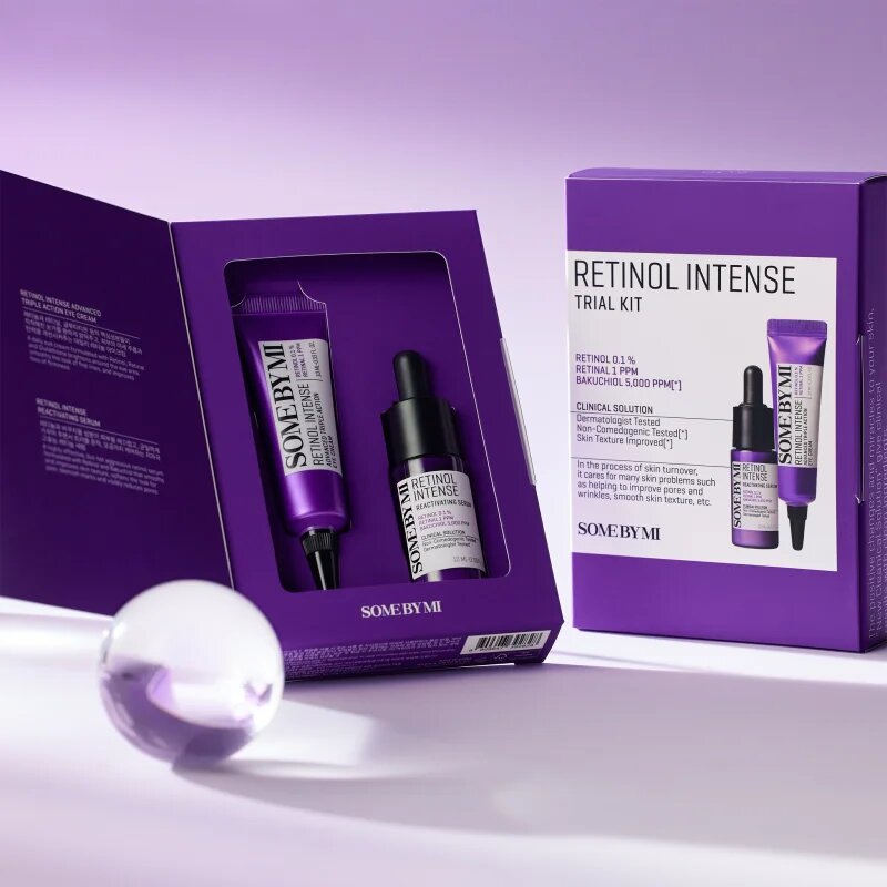 Some By Mi Retinol Intense Trial Kit utazási készlet az élénk és kisimított arcbőrért