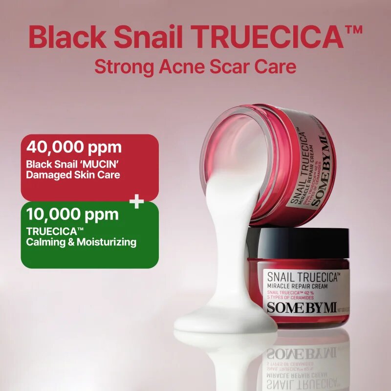 Some By Mi Snail Truecica Miracle Repair Cream nyugtató és hidratáló krém 60 g