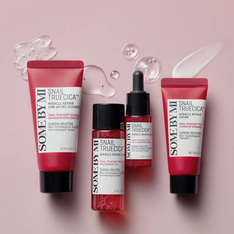 Some By Mi Snail Truecica Miracle Repair Starter Kit ajándékszett az aknéra hajlamos érzékeny bőrre