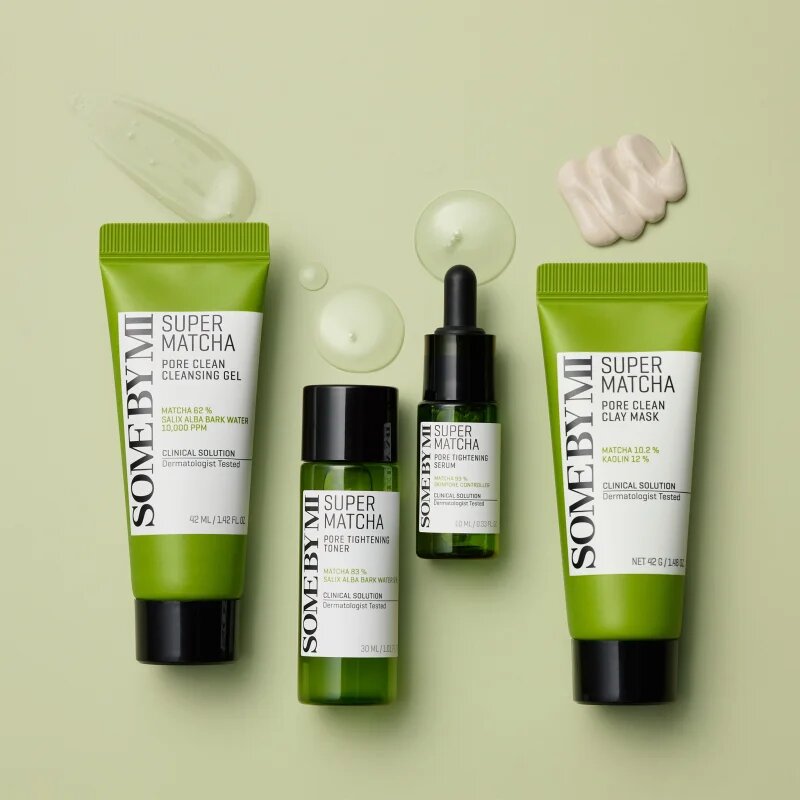 Some By Mi Super Matcha Pore Care Starter Kit ajándékszett pórusok kitisztításáért és a matt bőrért