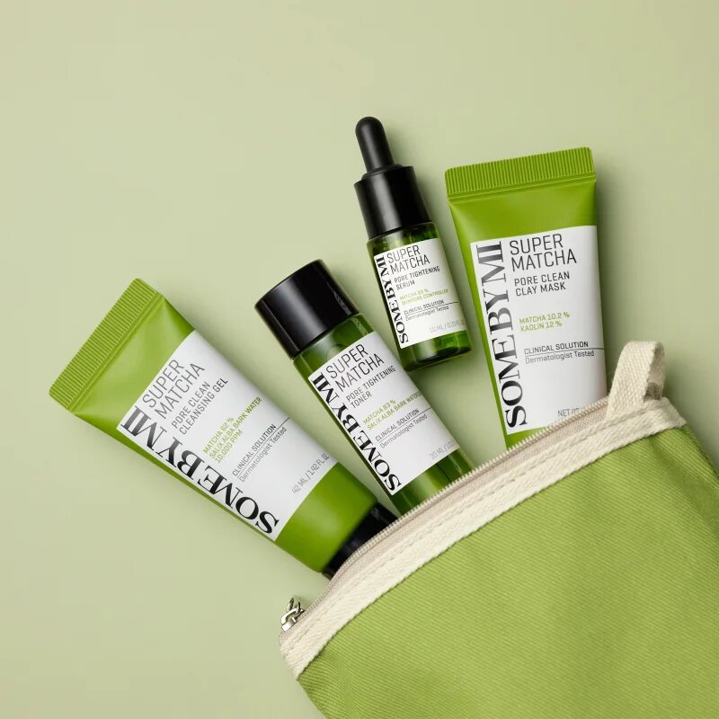 Some By Mi Super Matcha Pore Care Starter Kit ajándékszett pórusok kitisztításáért és a matt bőrért