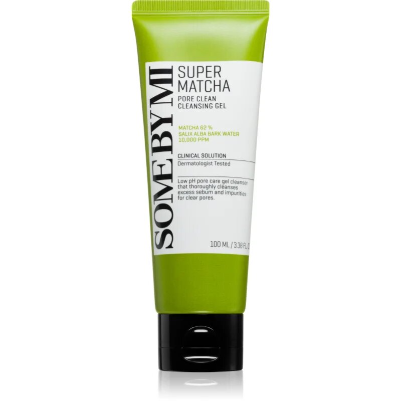 Some By Mi Super Matcha Pore Clean Cleansing Gel lágy tisztító gél a kitágult pórusokra 100 ml