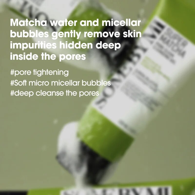 Some By Mi Super Matcha Pore Clean Cleansing Gel lágy tisztító gél a kitágult pórusokra 100 ml