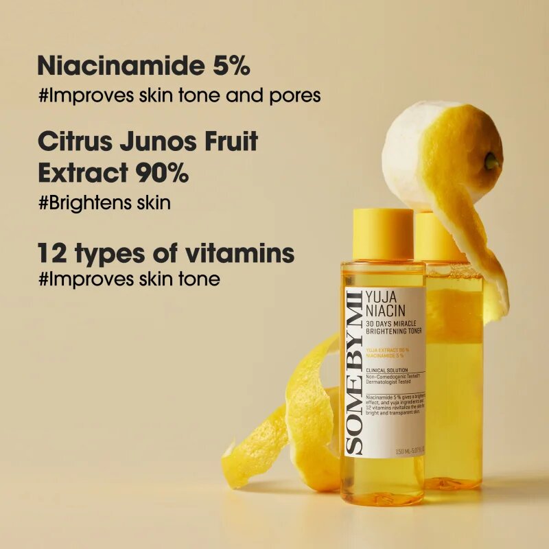 Some By Mi Yuja Niacin 30 Days Miracle Brightening Toner élénkítő tonik 150 ml