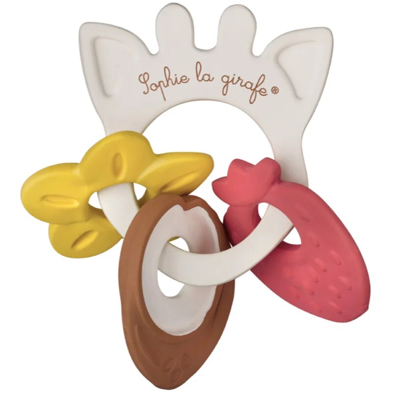 Sophie La Girafe Vulli Fragrance Ring játék Vanilla Strawberry and Coconut 1 db