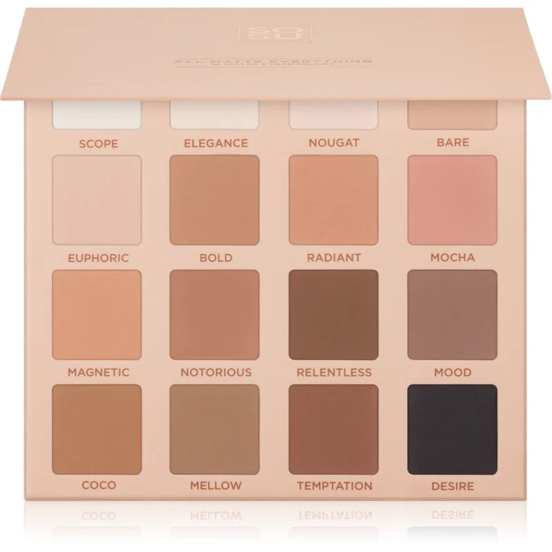 SOSU Cosmetics All Matte Everything Eyeshadow Palette szemhéjfesték paletta 16x2 g