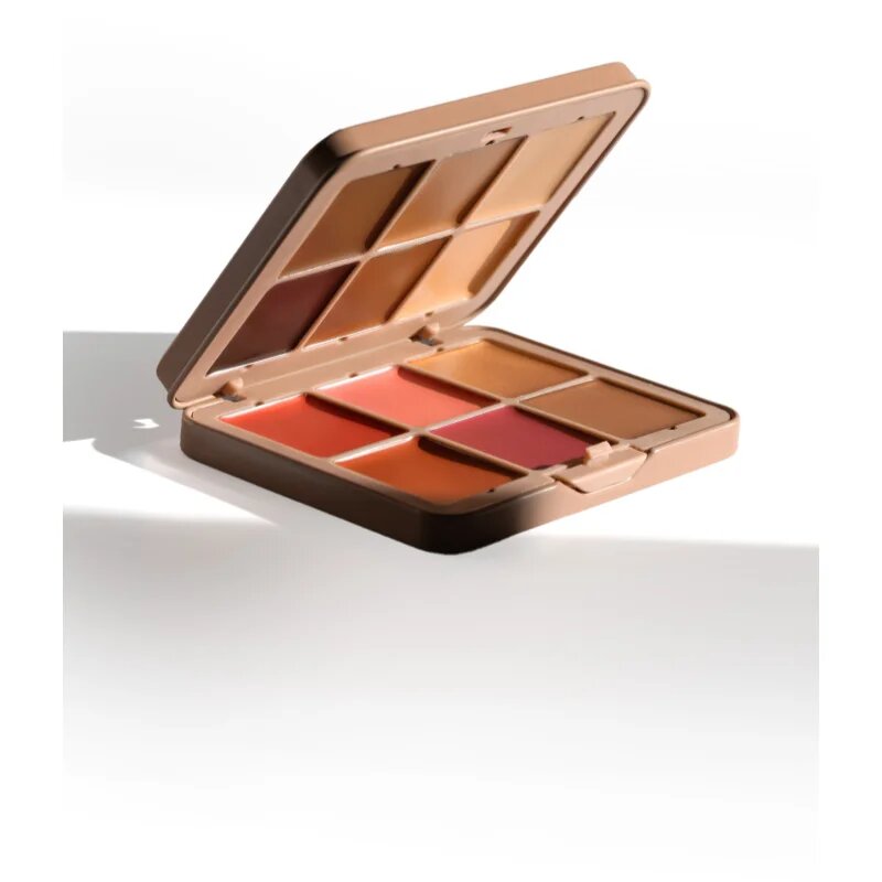 SOSU Cosmetics Complete Canvas Complexion Palette multifunkciós arc paletta az arcra árnyalat Dark 26.4 g