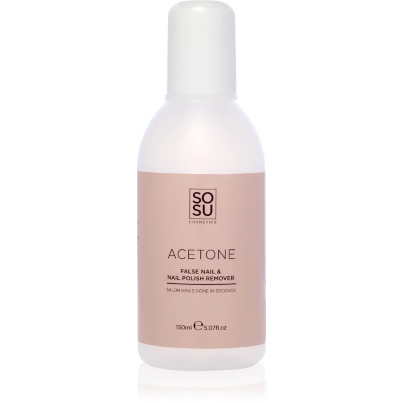 SOSU Cosmetics Gone Girl Acetone körömlakklemosó 150 ml