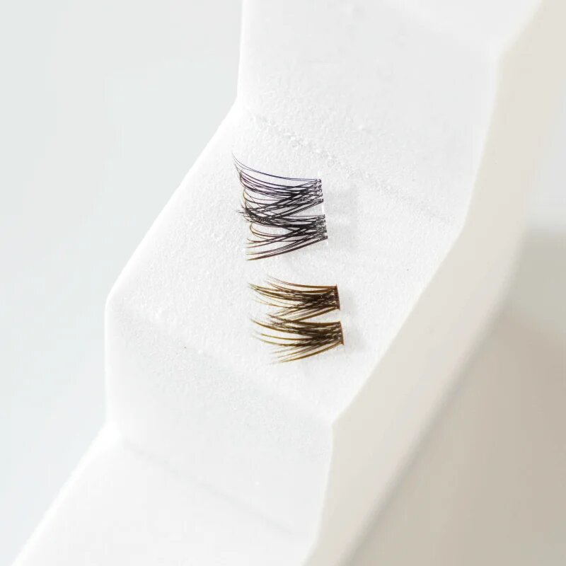 SOSU Cosmetics Hidden Agenda Undetectable Lashes Csomómentes elválasztott szempillák 10mm Brown 16 db