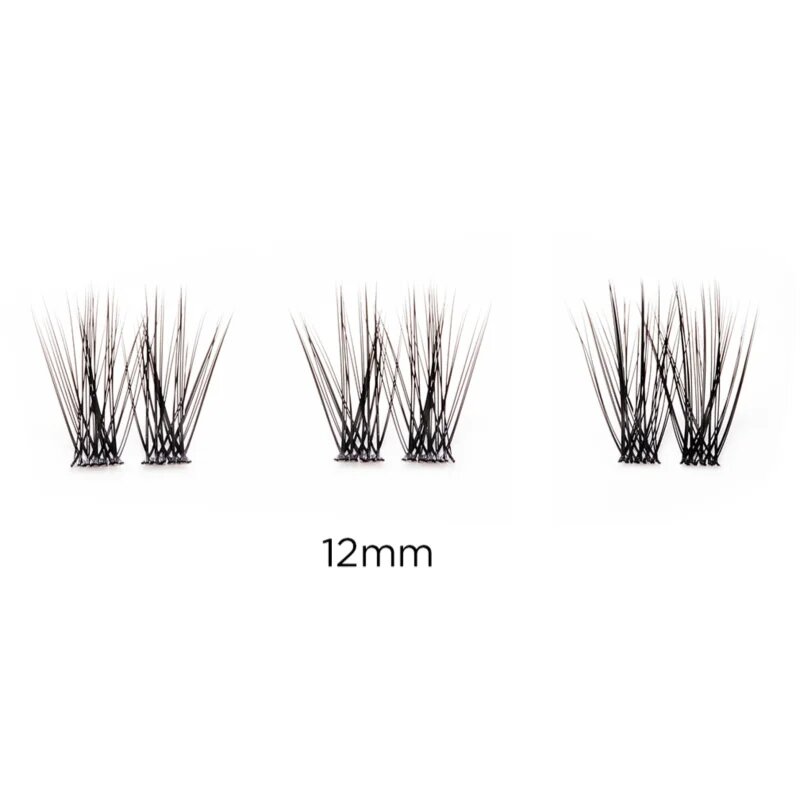 SOSU Cosmetics Hidden Agenda Undetectable Lashes Csomómentes elválasztott szempillák 12 mm