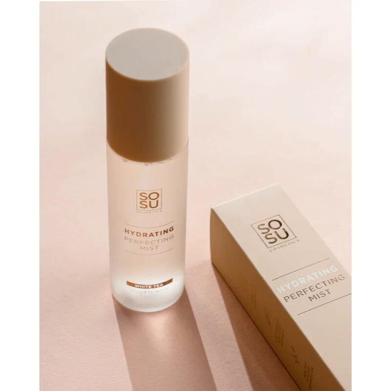 SOSU Cosmetics Hydrating Perfecting Mist hidratáló permet az arcra árnyalat White Tea 100 ml
