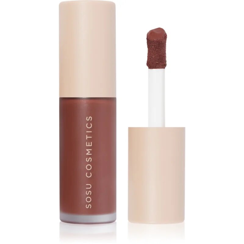 SOSU Cosmetics Liquid Blush folyékony arcpirosító árnyalat Toasted Cherry 9 ml