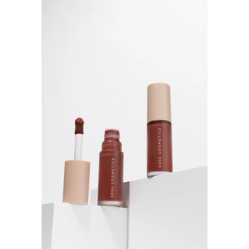 SOSU Cosmetics Liquid Blush folyékony arcpirosító árnyalat Toasted Cherry 9 ml