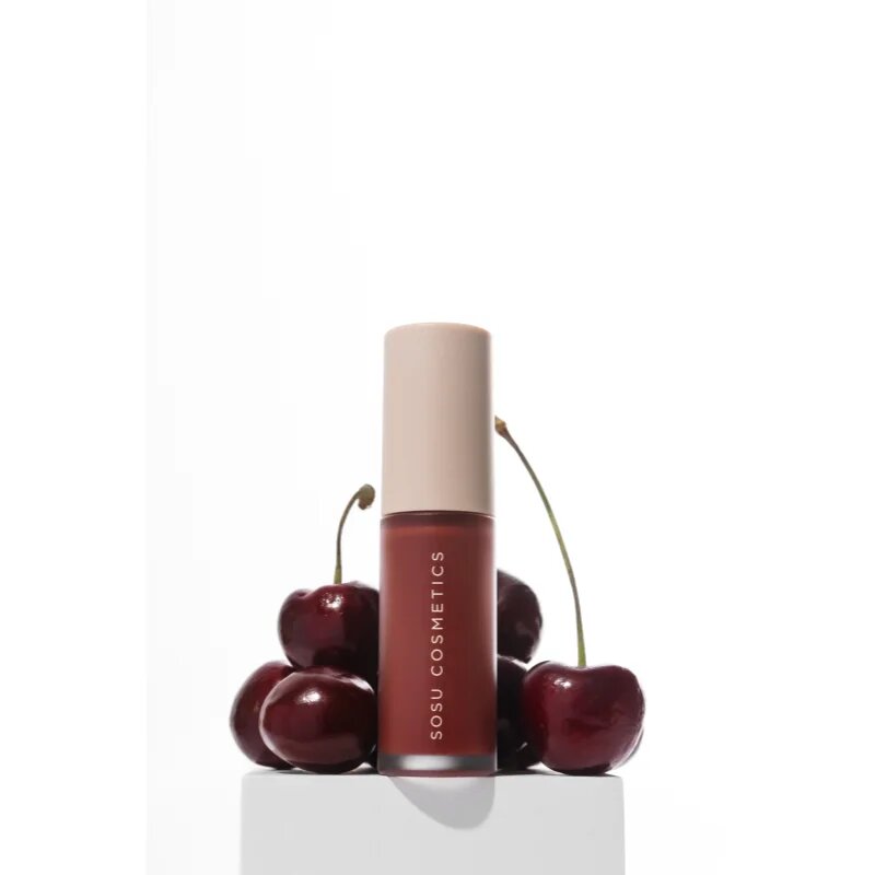 SOSU Cosmetics Liquid Blush folyékony arcpirosító árnyalat Toasted Cherry 9 ml