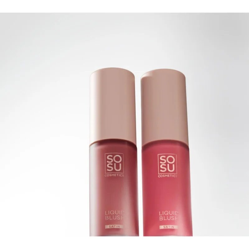 SOSU Cosmetics Liquid Blush Satin folyékony arcpirosító árnyalat Pink Pop 9 ml