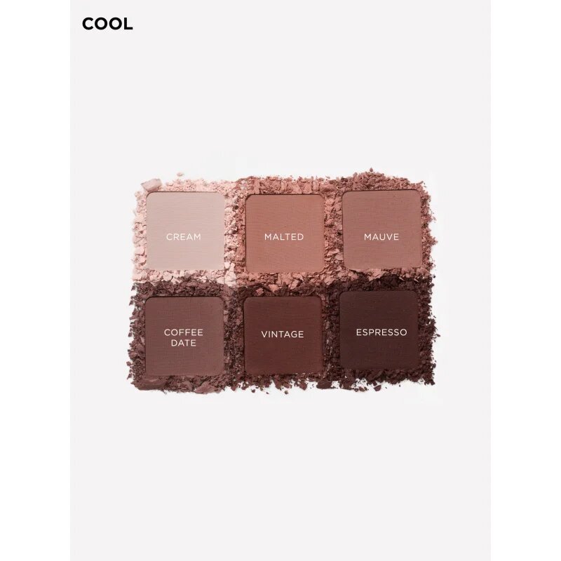 SOSU Cosmetics Matte Eyeshadow Palette szemhéjfesték paletta árnyalat Cool 6x1.3 g
