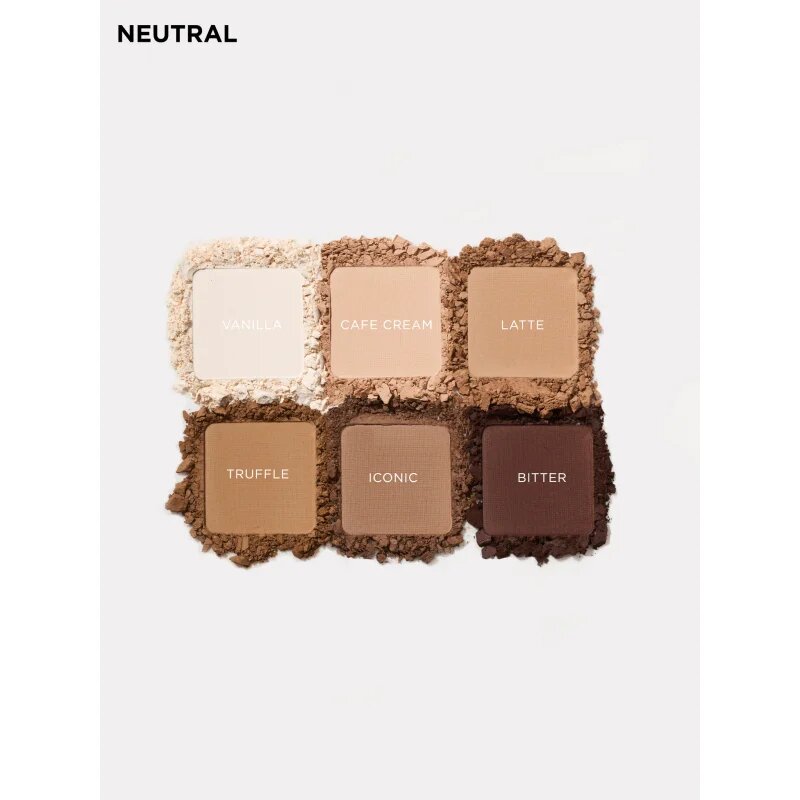 SOSU Cosmetics Matte Eyeshadow Palette szemhéjfesték paletta árnyalat Neutral 6x1.3 g