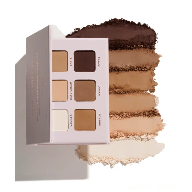 SOSU Cosmetics Matte Eyeshadow Palette szemhéjfesték paletta árnyalat Neutral 6x1.3 g