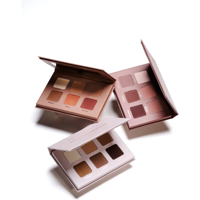 SOSU Cosmetics Matte Eyeshadow Palette szemhéjfesték paletta árnyalat Warm 6x1.3 g
