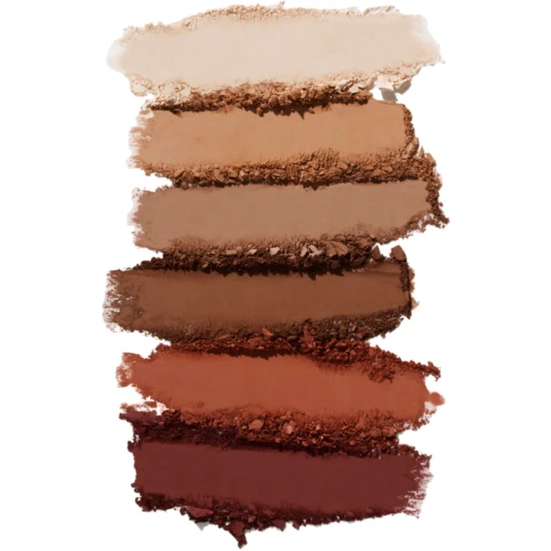 SOSU Cosmetics Matte Eyeshadow Palette szemhéjfesték paletta árnyalat Warm 6x1.3 g