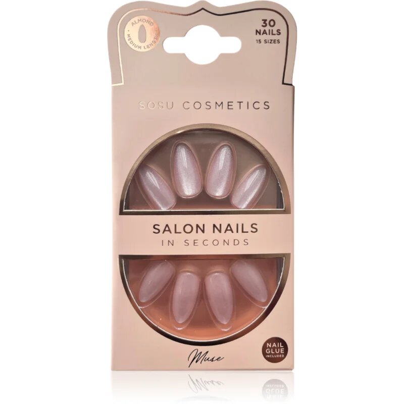 SOSU Cosmetics Salon Nails műköröm árnyalat Muse 30 db