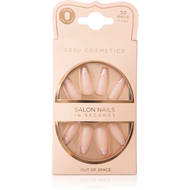 SOSU Cosmetics Salon Nails műköröm árnyalat Out Of Space 30 db