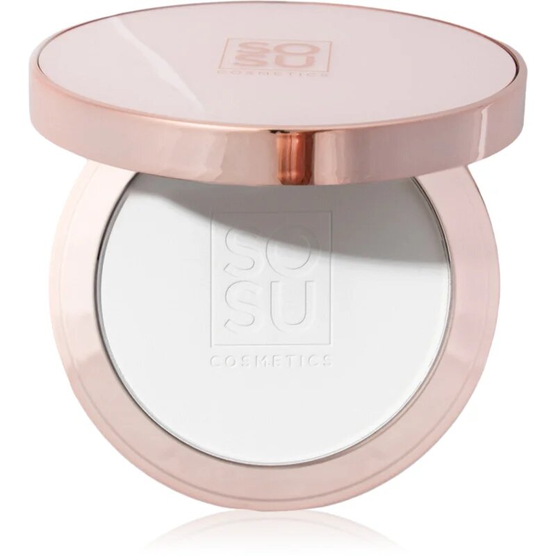 SOSU Cosmetics Sheer Silk Pressed Powder transparens púder 9 g