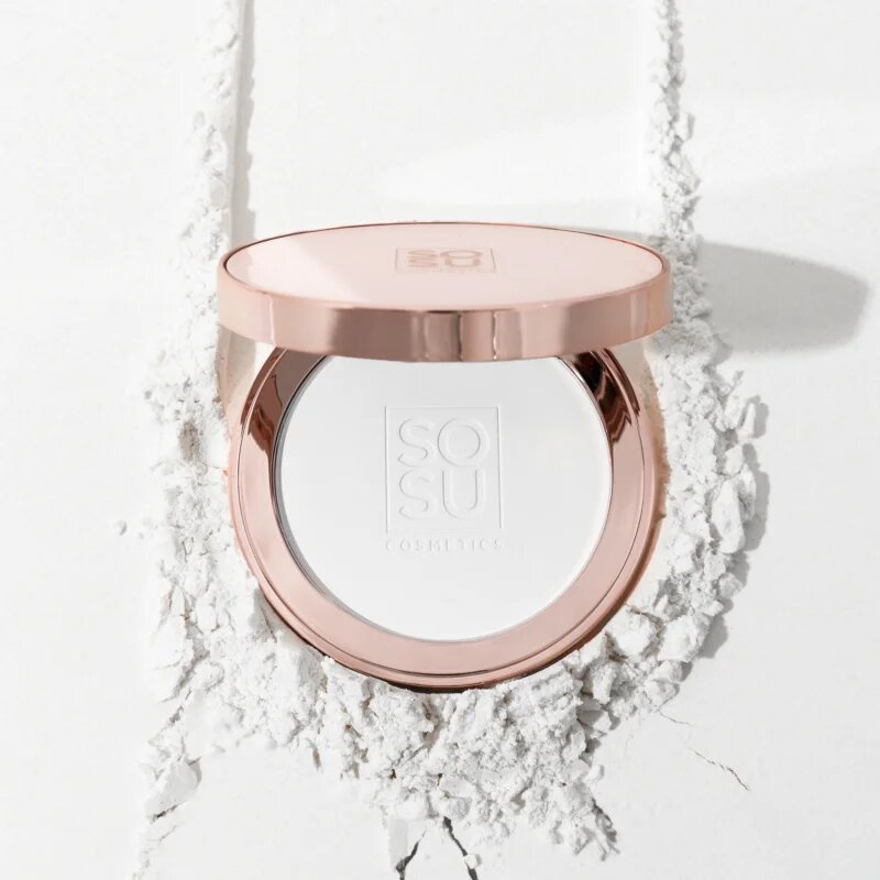SOSU Cosmetics Sheer Silk Pressed Powder transparens púder 9 g
