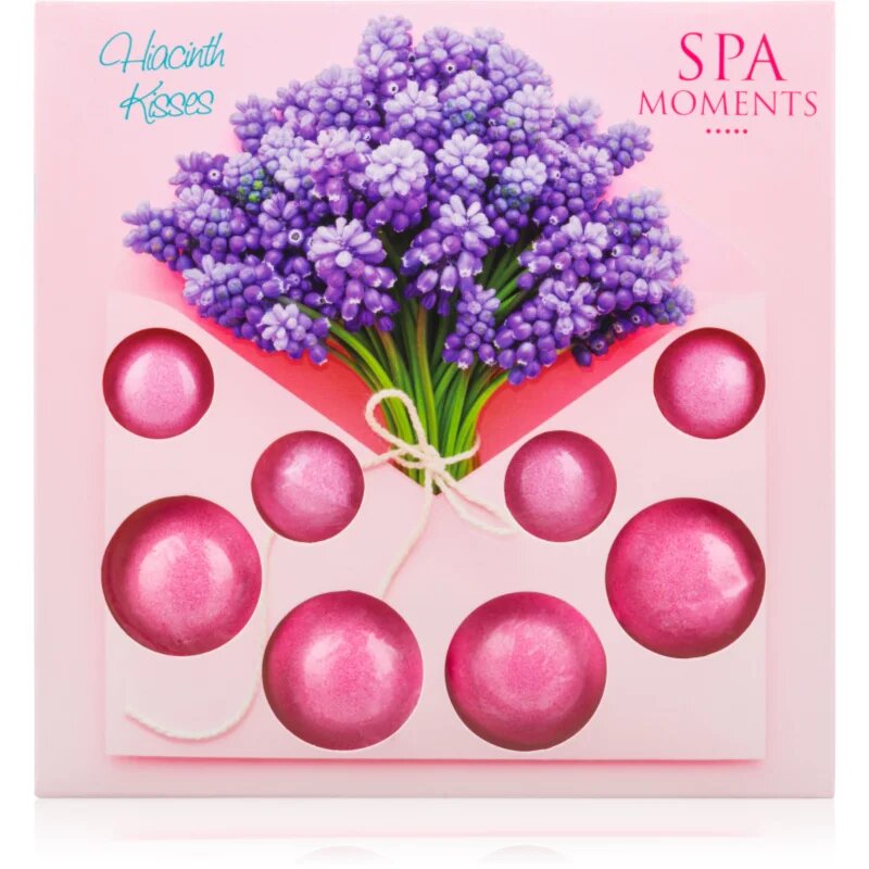 Spa Moments Hiacinth Kisses szénsavas fürdő golyók