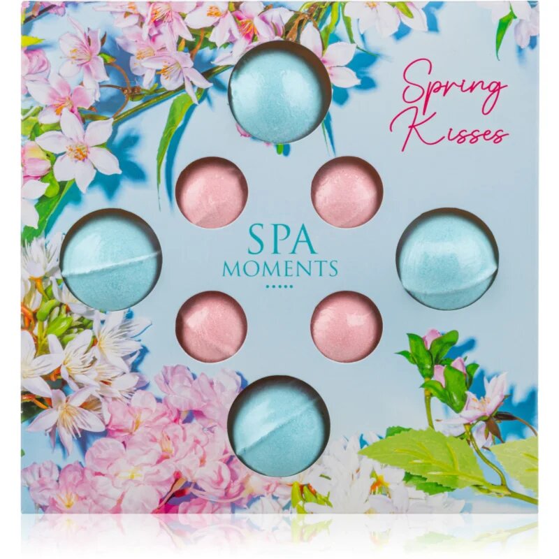 Spa Moments Spring Kisses szénsavas fürdő golyók