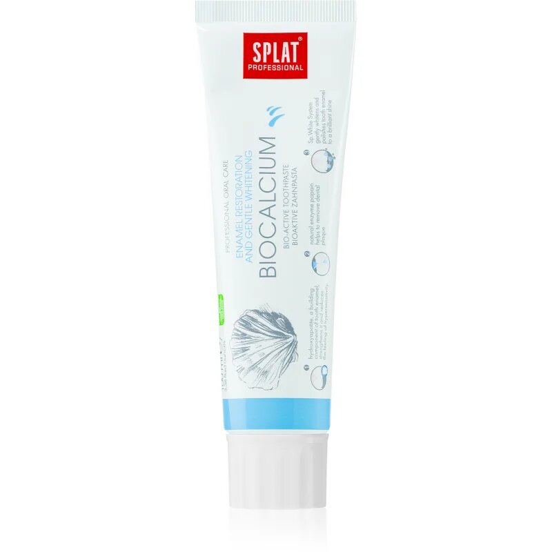 Splat Professional Biocalcium bioaktív fogpaszta a fogzománc megújítására és a gyengéd fogfehérítésre 100 g