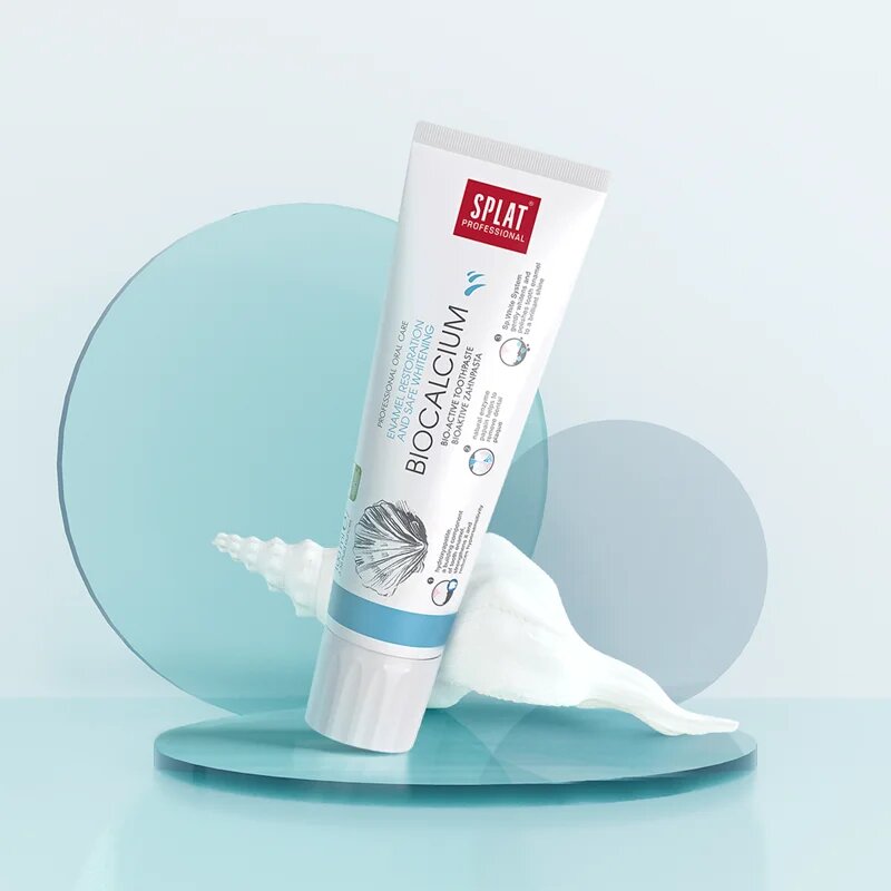 Splat Professional Biocalcium bioaktív fogpaszta a fogzománc megújítására és a gyengéd fogfehérítésre 100 g