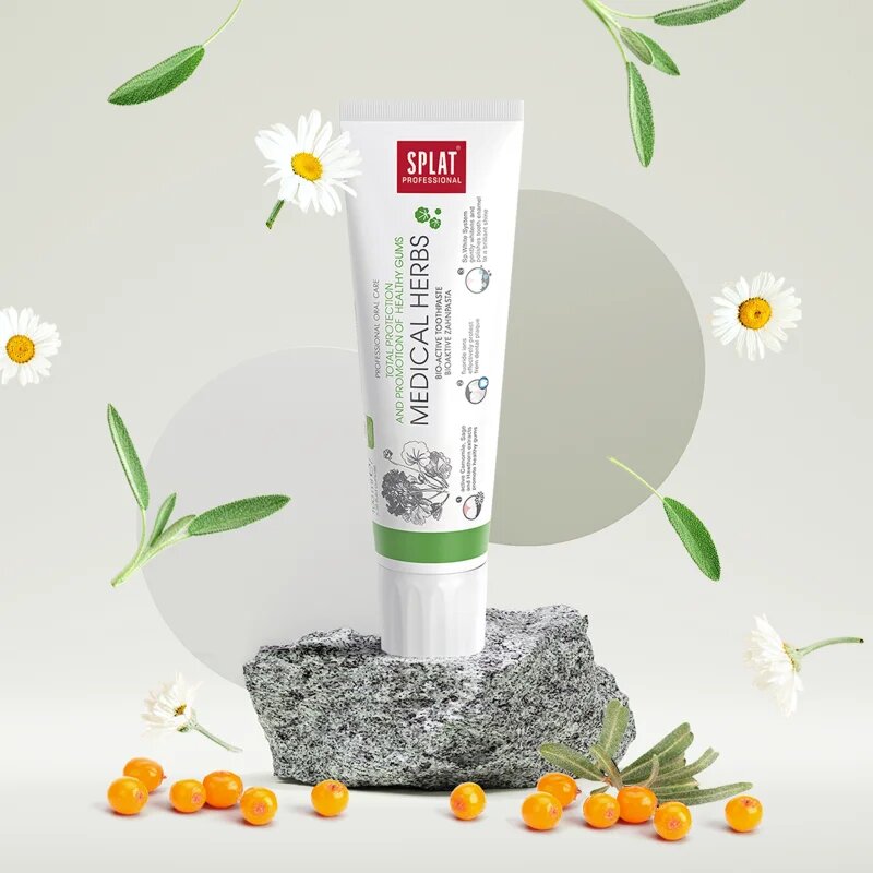 Splat Professional Medical Herbs bioaktív fogpaszta a fogak és a fogíny védelmére 100 g