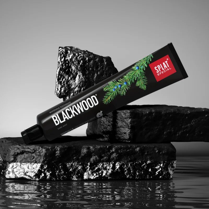 Splat Special Blackwood fehérítő fogkrém íz Dark Mint 75 ml