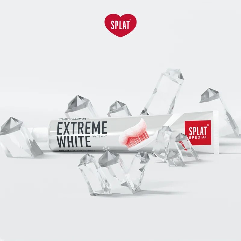 Splat Special Extreme White fehérítő fogkrém íz Fresh Mint 75 ml