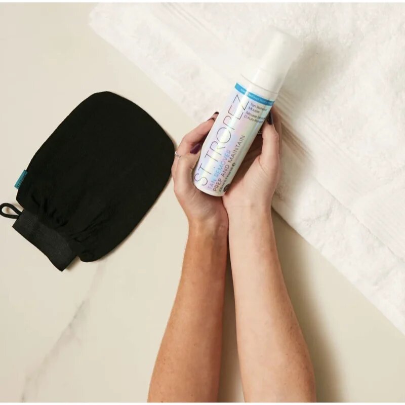 St.Tropez Prep & Maintain kesztyű peeling hatással 1 db