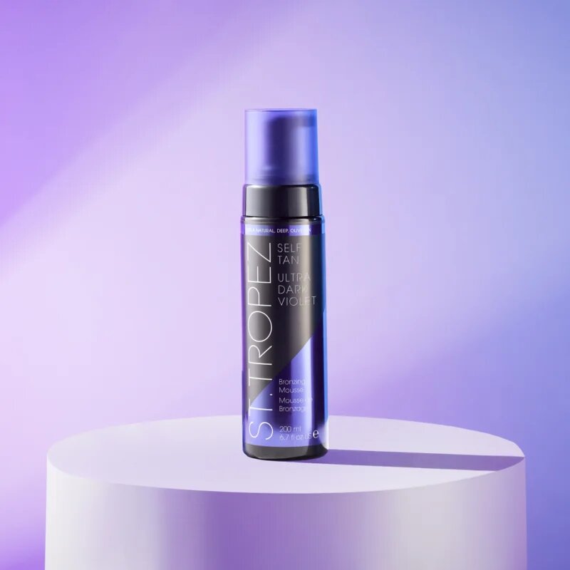 St.Tropez Self Tan Ultra Dark Violet bronzósító hab testre sötét bőrre 200 ml