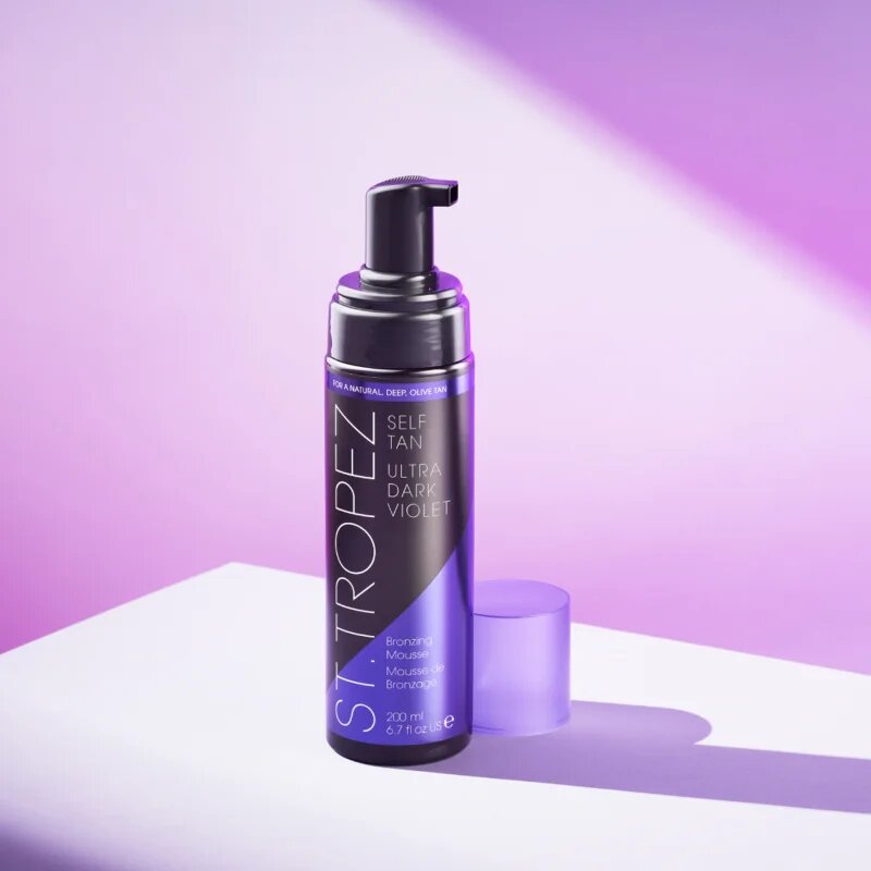 St.Tropez Self Tan Ultra Dark Violet bronzósító hab testre sötét bőrre 200 ml