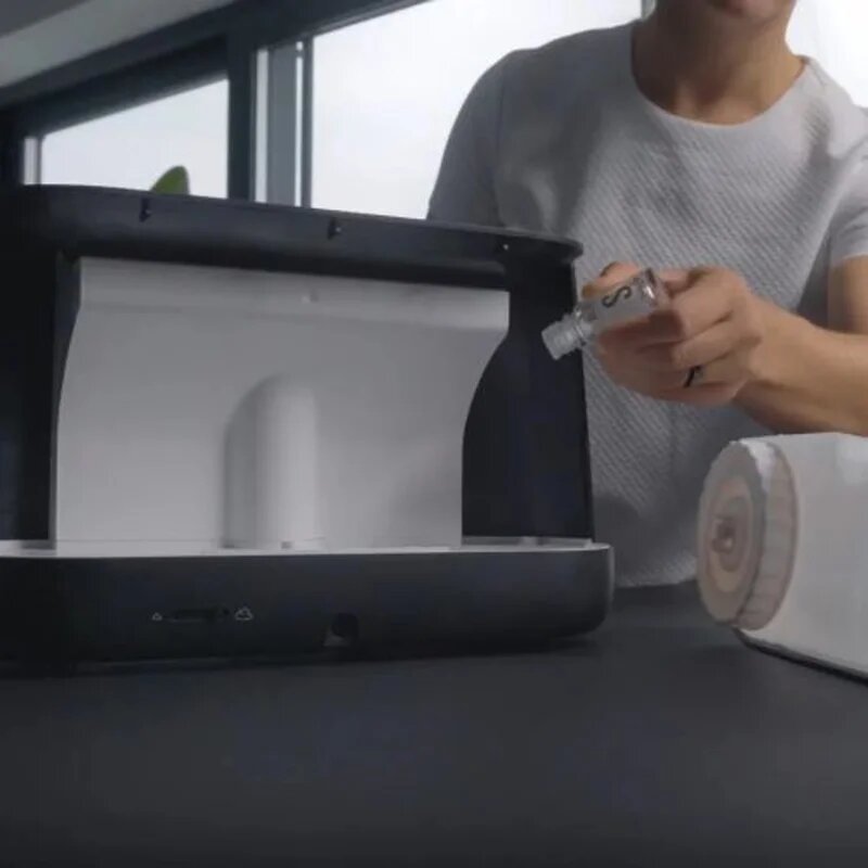 Stadler Form Ben ultrahangos aroma diffúzor és párásító sercegő kandalló hatással szín Black 1 db