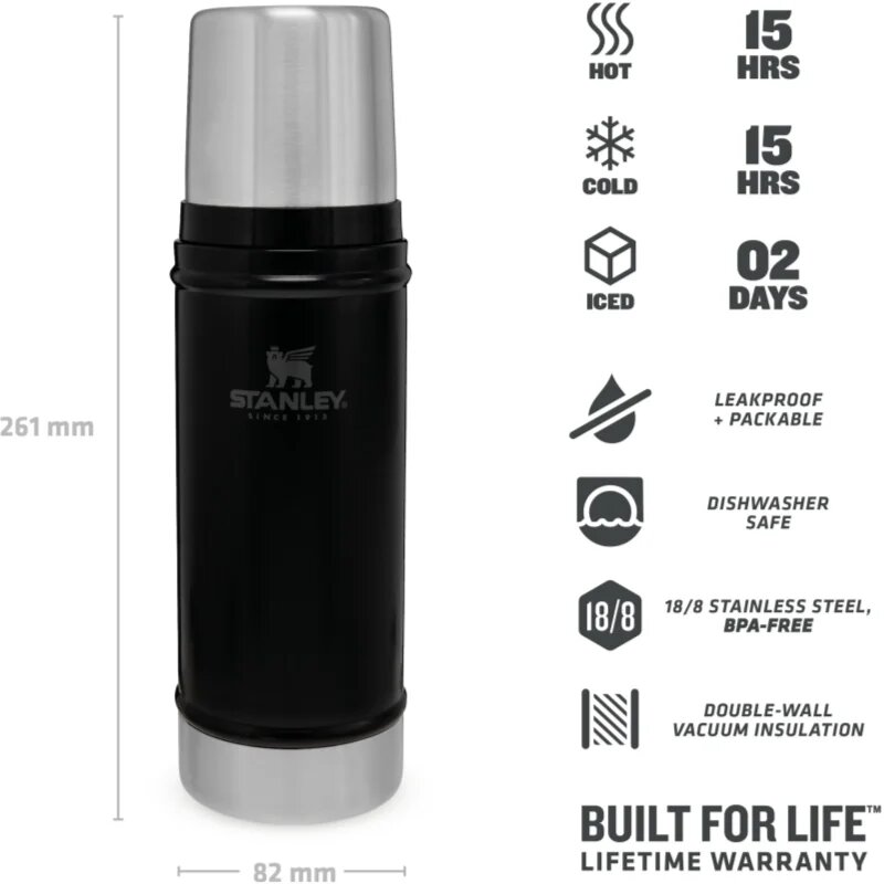 Stanley Classic Legendary Bottle termosz Matte Black 1 db