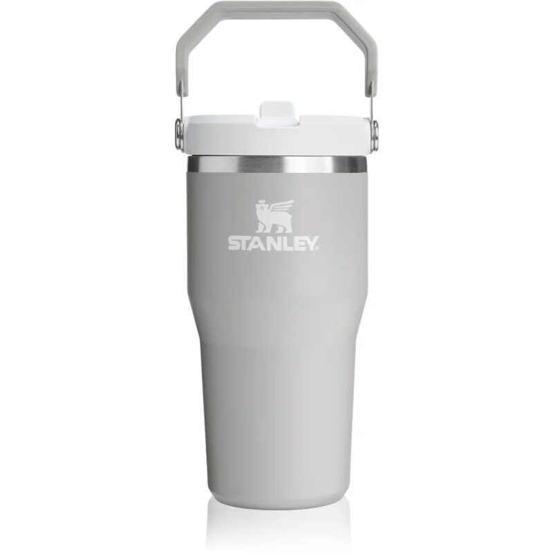 Stanley IceFlow™ Flip Straw Tumbler rozsdamentes kulacs Ash 600 ml