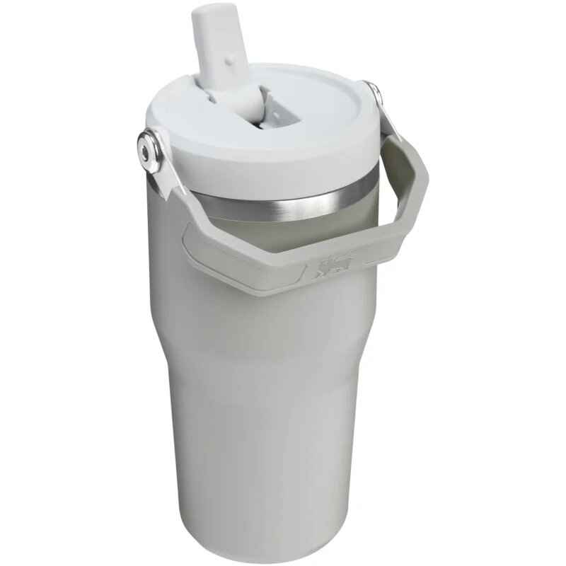 Stanley IceFlow™ Flip Straw Tumbler rozsdamentes kulacs Ash 600 ml