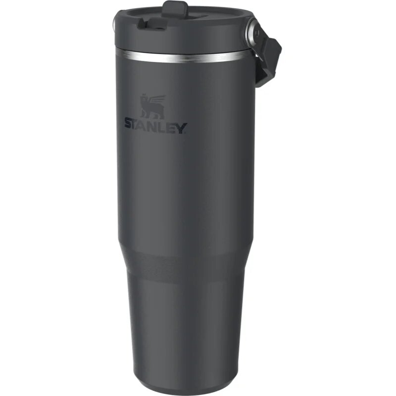 Stanley IceFlow™ Flip Straw Tumbler rozsdamentes kulacs Black 2.0 890 ml